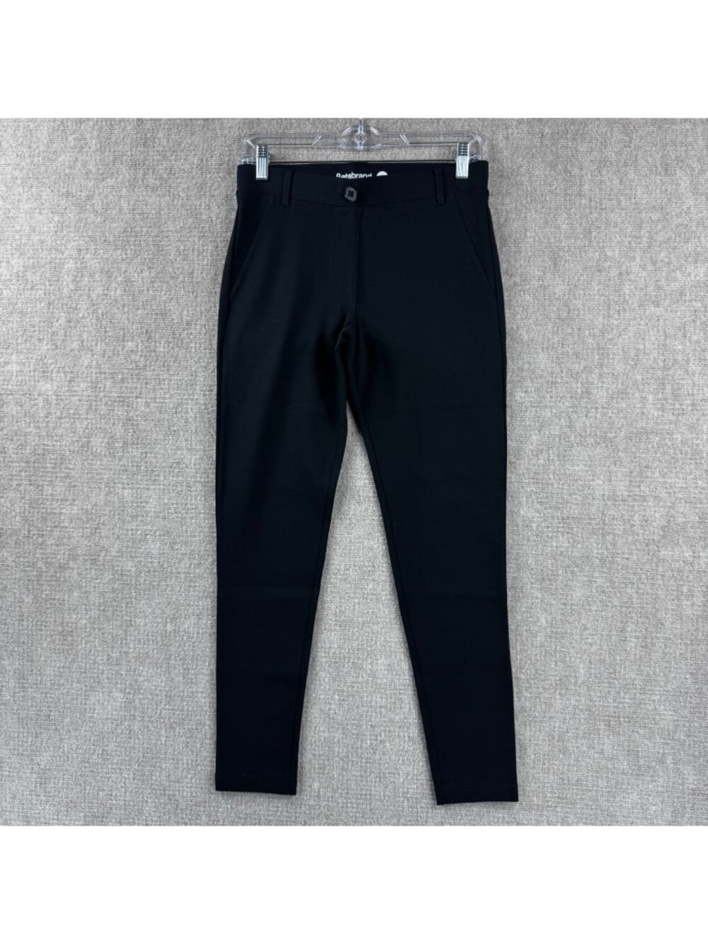 Betabrand Classic Skinny Dress Pant Yoga Pants S Black Pull-On Stretch Preppy